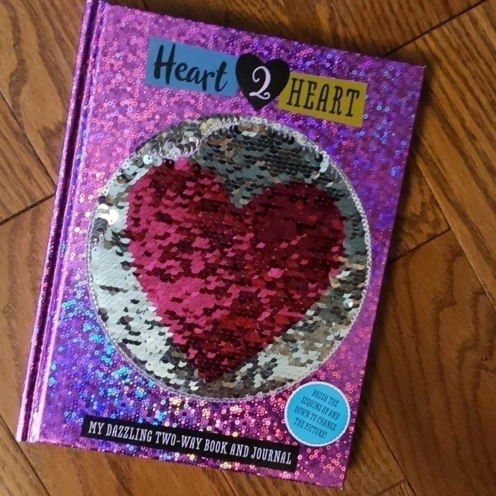 HEART 2 heart my dazzling two way book and journal. NWT